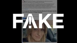 Desmentido: piloto do helicóptero não era transgênero