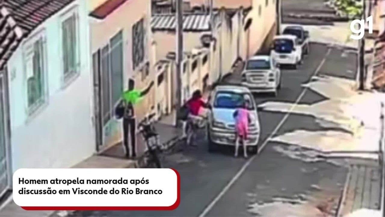 Namorada atropelada pelo namorado após briga em MG