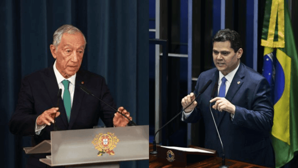 Alcolumbre Recebe Autoridades Portuguesas no Senado