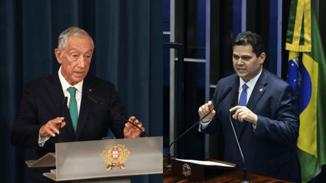 Alcolumbre Recebe Autoridades Portuguesas no Senado