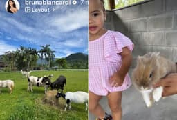 Bruna Biancardi compartilha rotina com Mavie e Neymar Pai