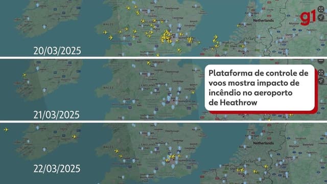 Incêndio em Londres Interrompe Tráfego Aéreo Global
