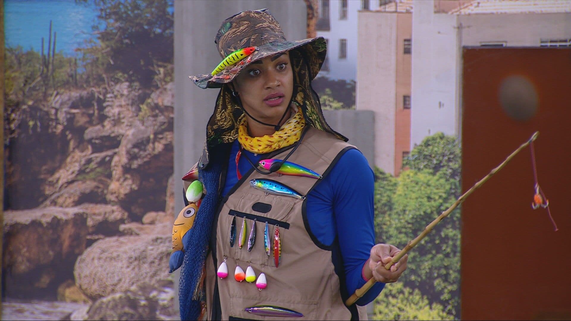 Aline enfrenta desafio no Castigo do Monstro