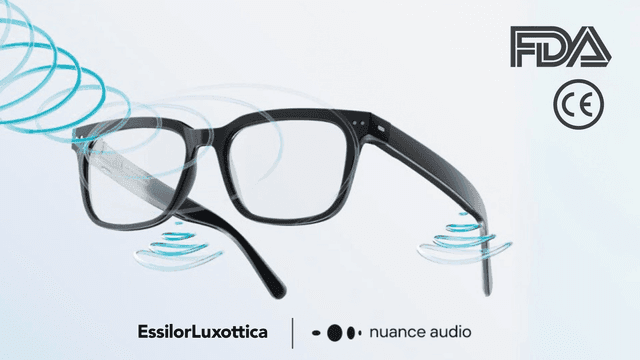 Óculos Nuance da EssilorLuxottica melhoram audição em ambientes ruidosos