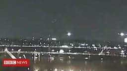 Colisão entre avião e helicóptero em Washington DC