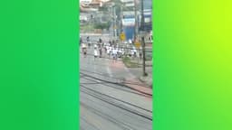 Conflito entre torcedores antes do clássico Cruzeiro e Atlético-MG