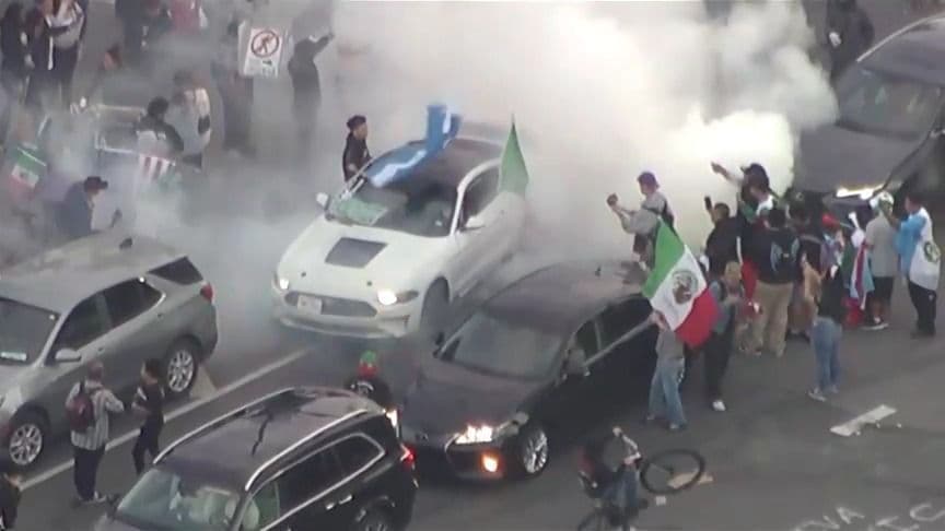 Paralisação contra as políticas de imigração de Trump