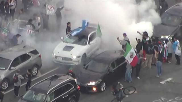 Paralisação contra as políticas de imigração de Trump