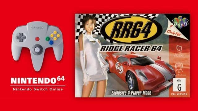 Ridge Racer 64 chega ao Nintendo Switch Online