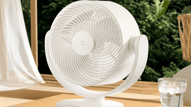 Ventilador Silencioso da Xiaomi Com Power Bank USB-C