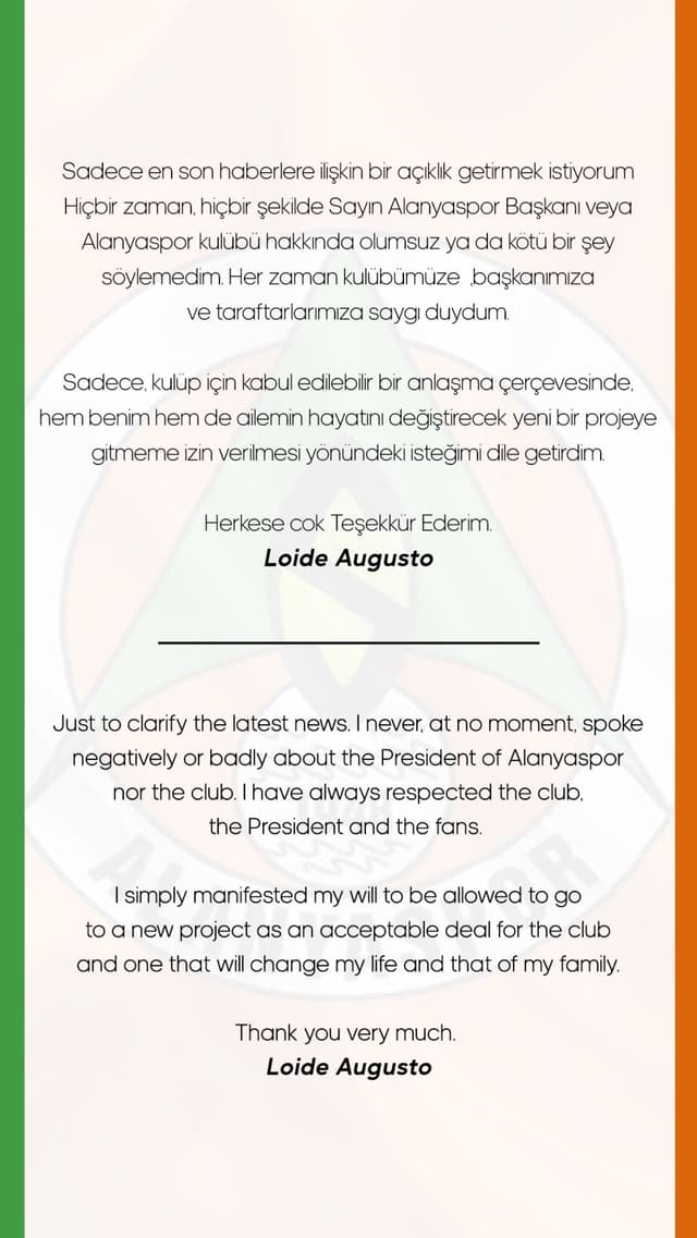 Loide Augusto fala sobre desejo de jogar no Vasco