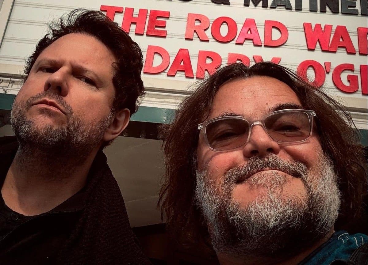 Selton Mello e Jack Black em passeio por Los Angeles