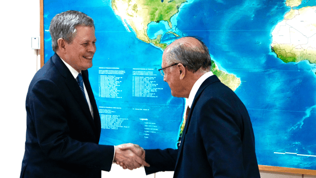 Encontro entre Alckmin e senador destaca parceria Brasil-EUA