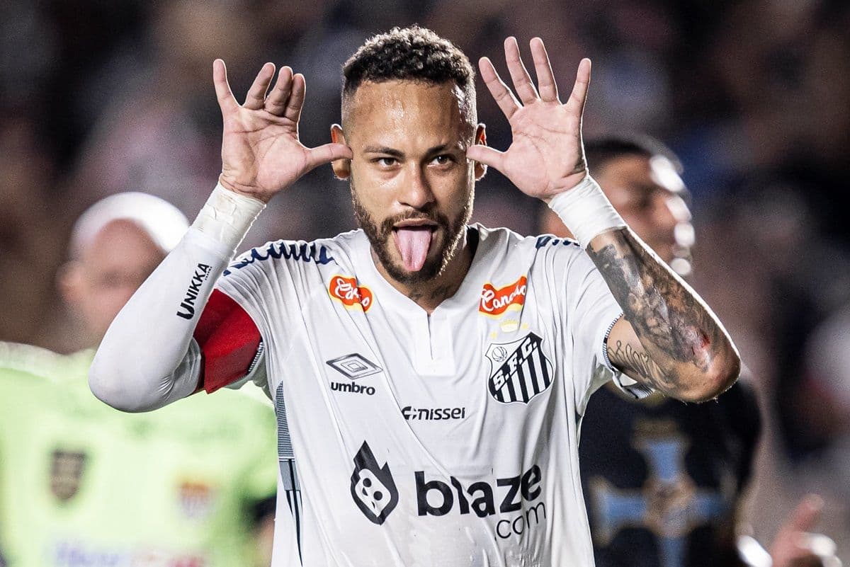 Neymar brilha com gol e assistência na vitória do Santos