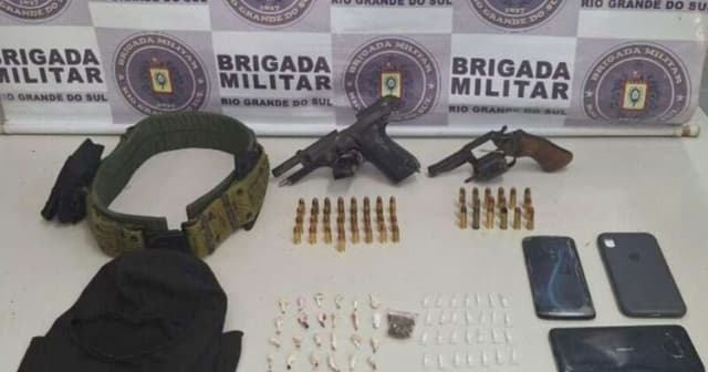 Operação da BM em Porto Alegre desmantela quadrilha armada