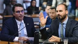 Filhos de Jair Bolsonaro no Comando do Congresso Nacional