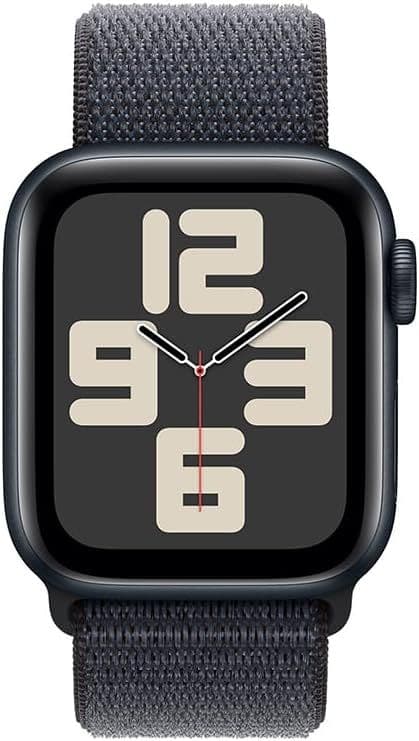 Apple Watch SE GPS • Caixa meia-noite de alumínio – 40 mm